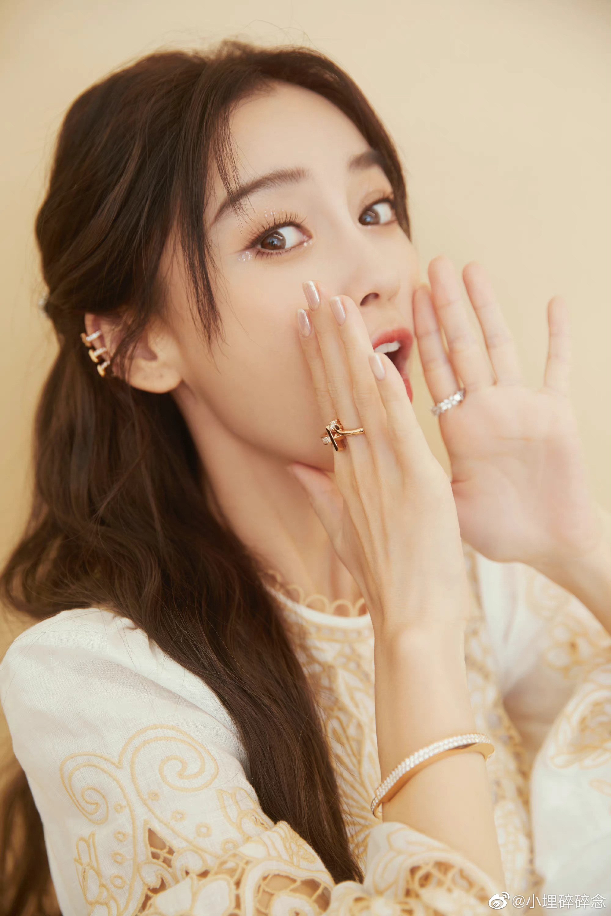 baby杨颖好温柔好漂亮的一套造型甜美可爱元气满满