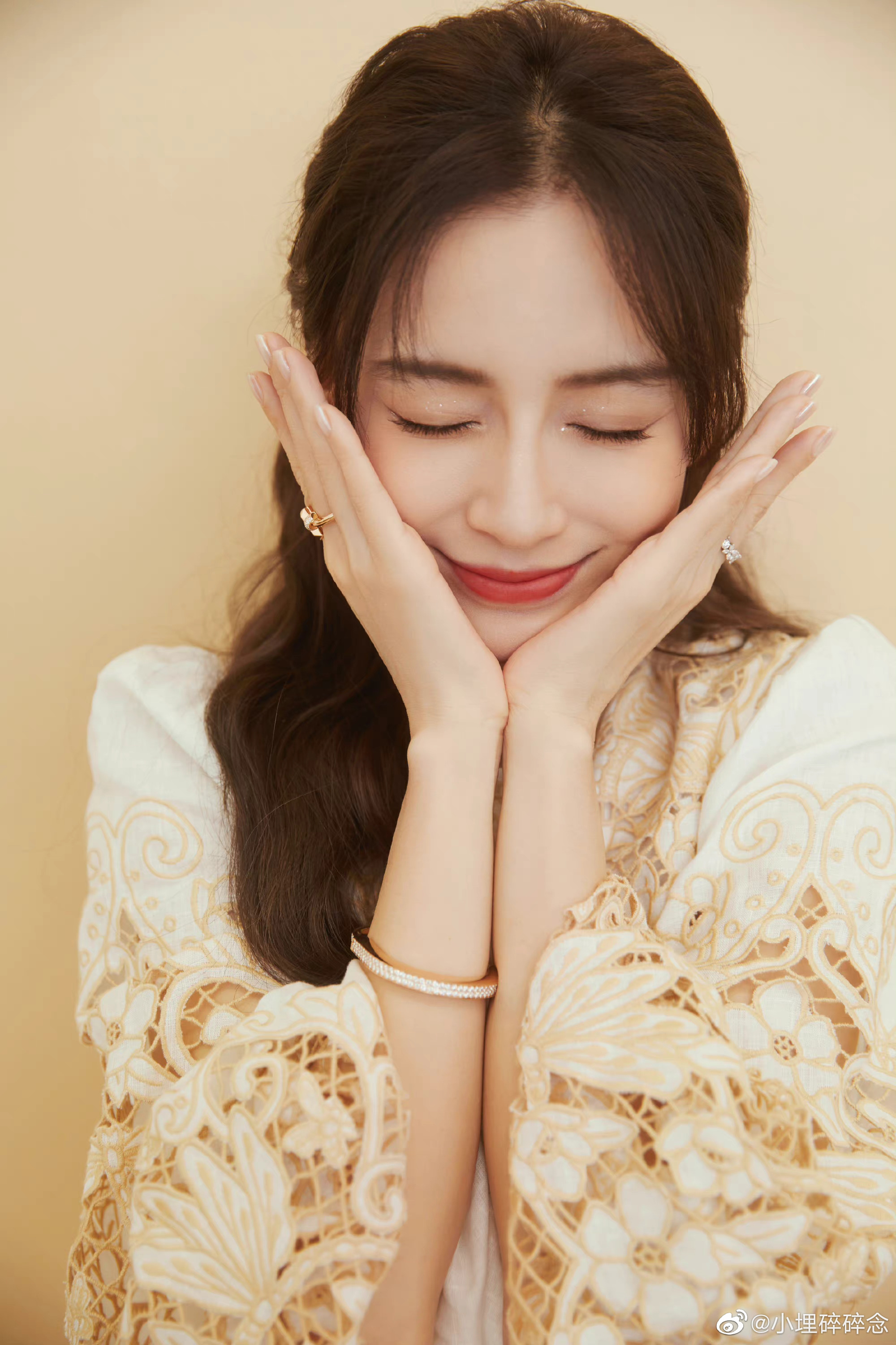 baby杨颖好温柔好漂亮的一套造型甜美可爱元气满满