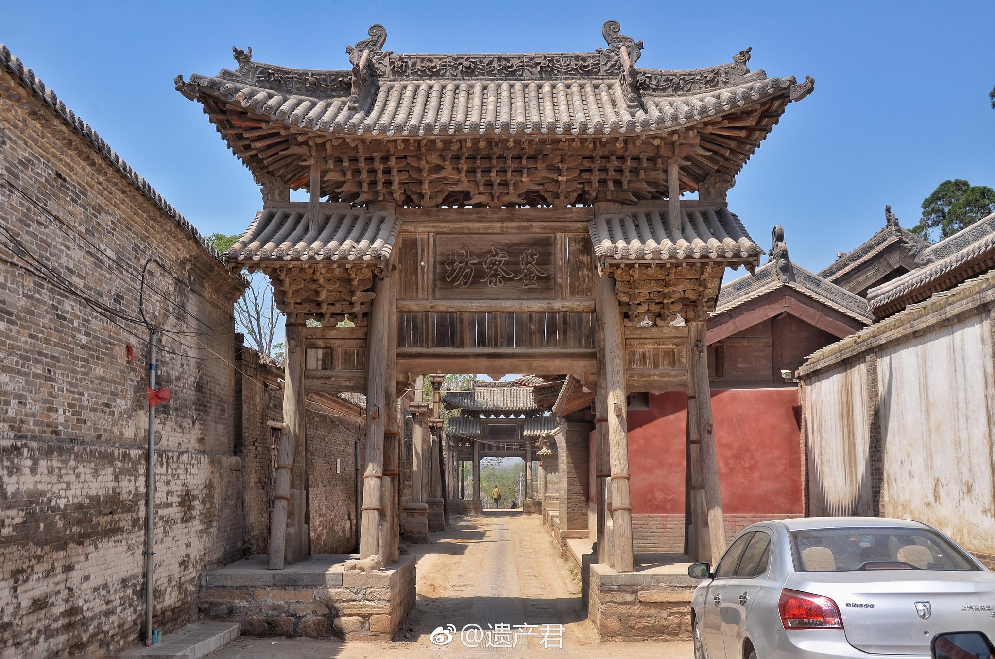 汾城镇古建筑群,由10多处不同类型的古建筑组成……_高清图集_新浪网