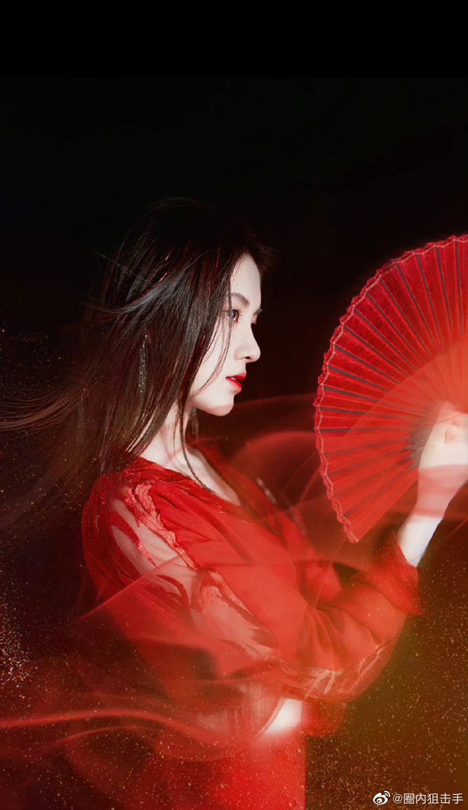 国风|鞠婧祎|红裙_新浪新闻