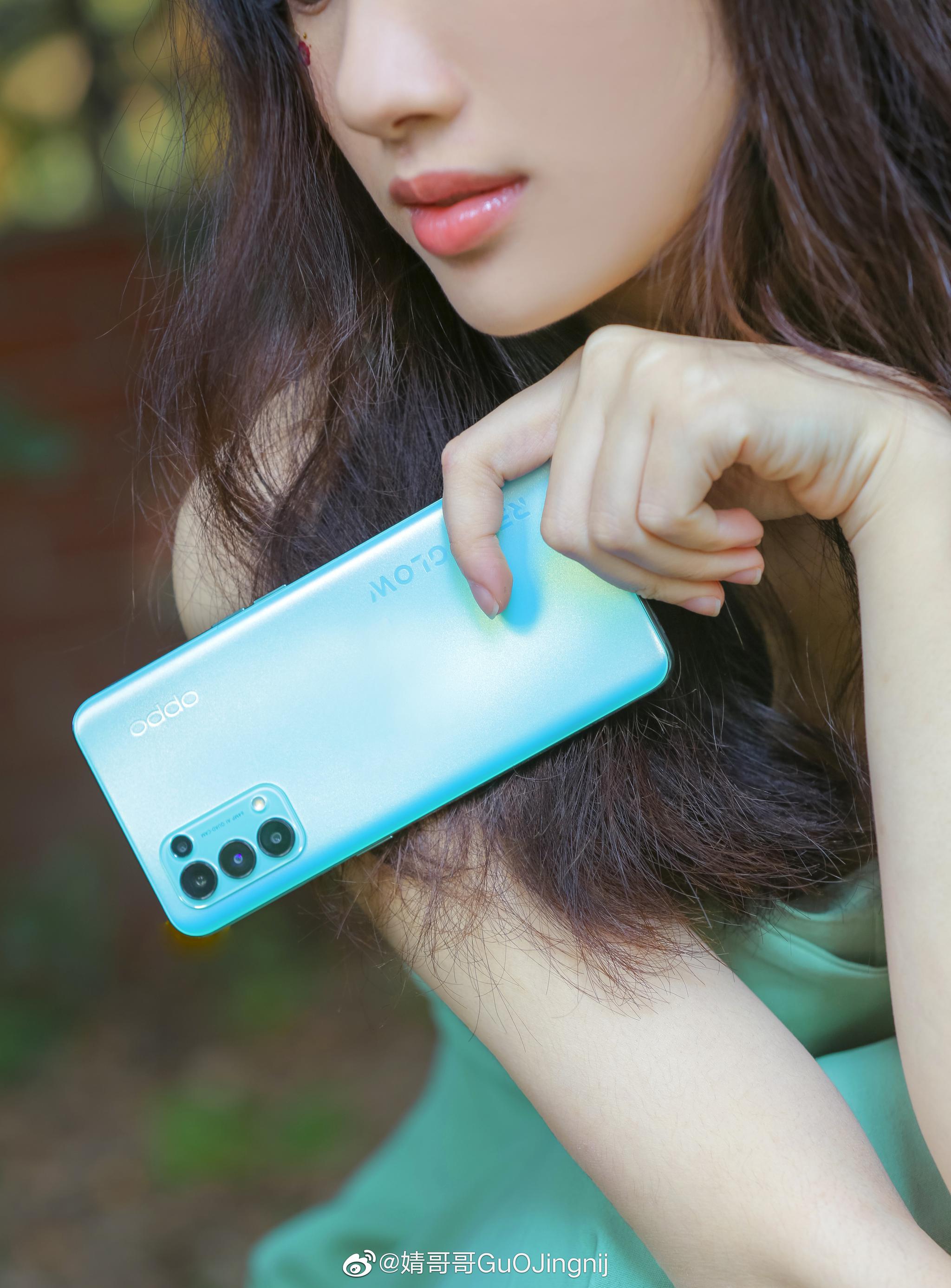 oppo reno5 全新配色恋恋青风的颜值我真的是爱了……__财经头条