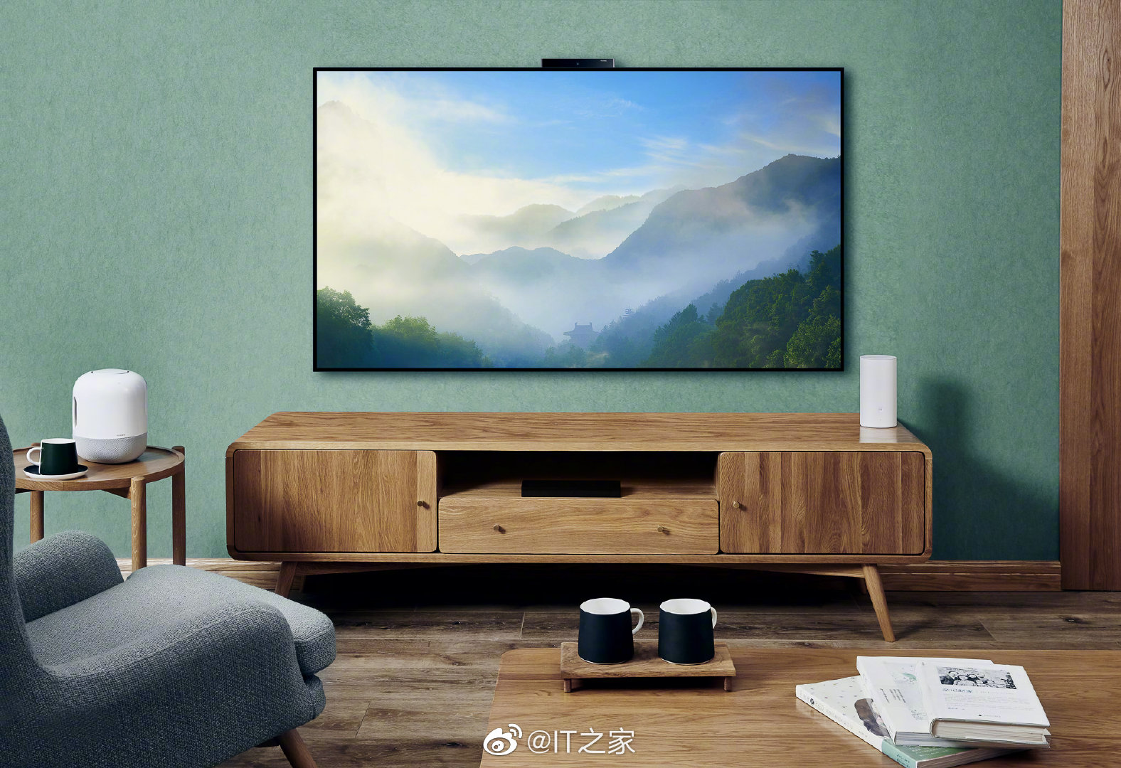 华为智慧屏x65图赏:简洁大气,精致纤薄