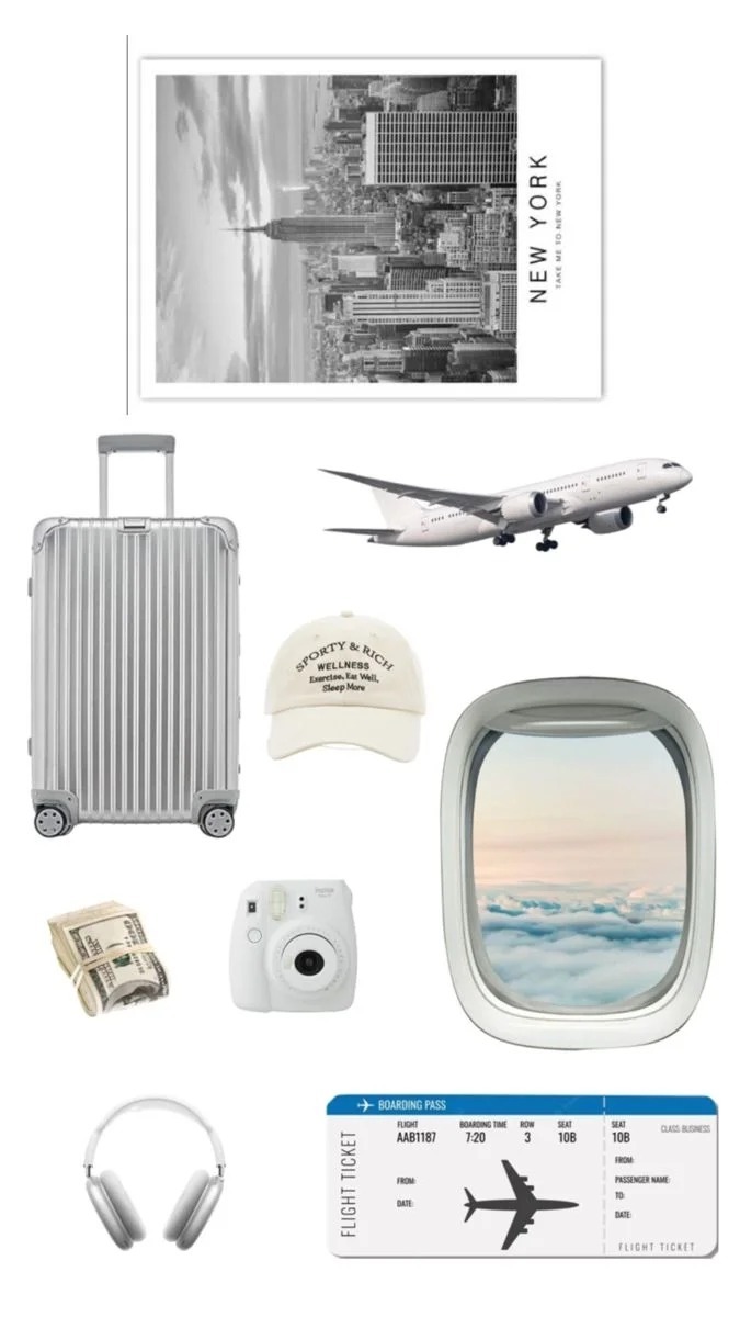 复古ins旅行手帐贴纸素材png免抠图拼贴