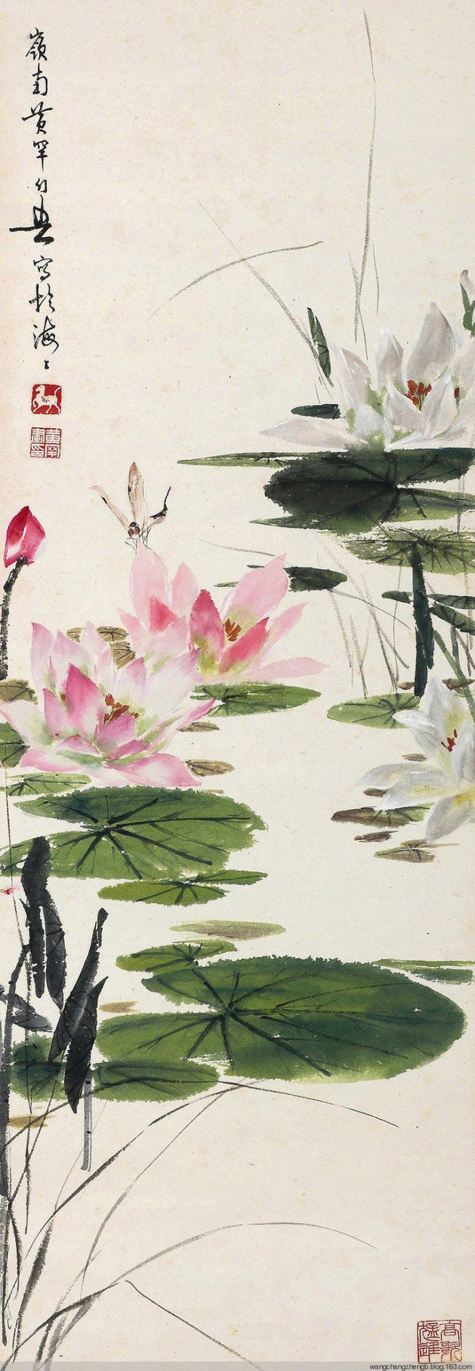 看取莲花净,应知不染心.黄幻吾绘