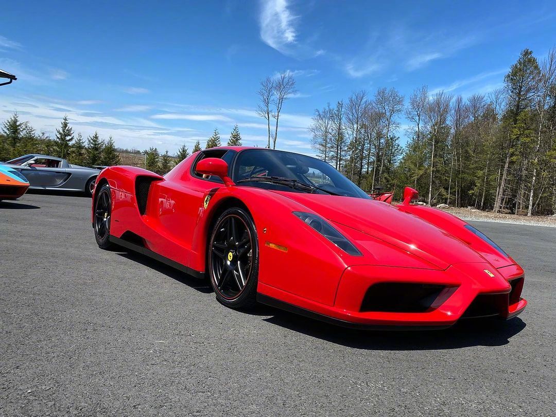 经典车之红色法拉利ferrari enzo_高清图集_新浪网