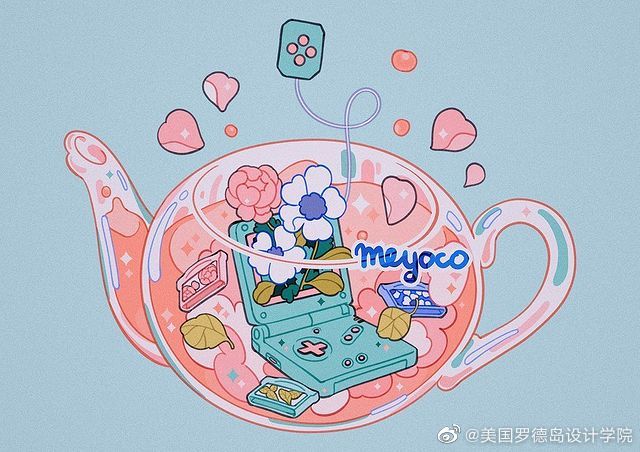 插画师meyoco带你走进充满甜蜜与幻想的少女世界