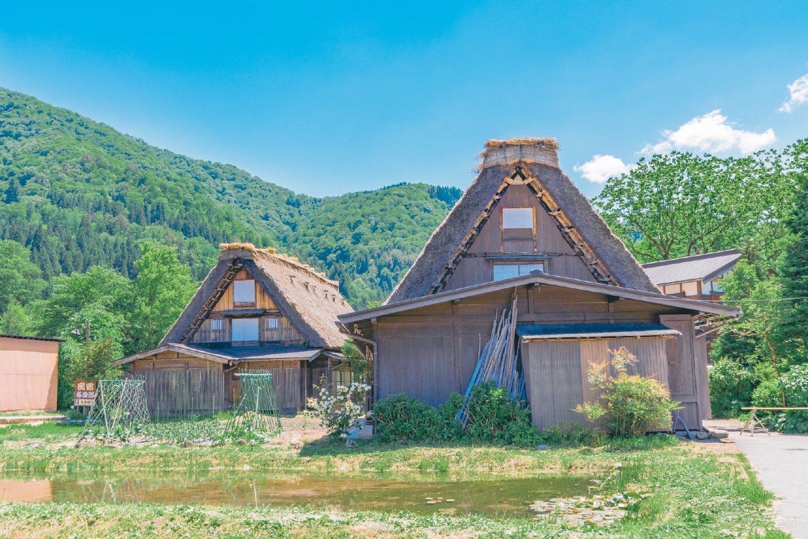 古朴可爱的日本民居"合掌造"