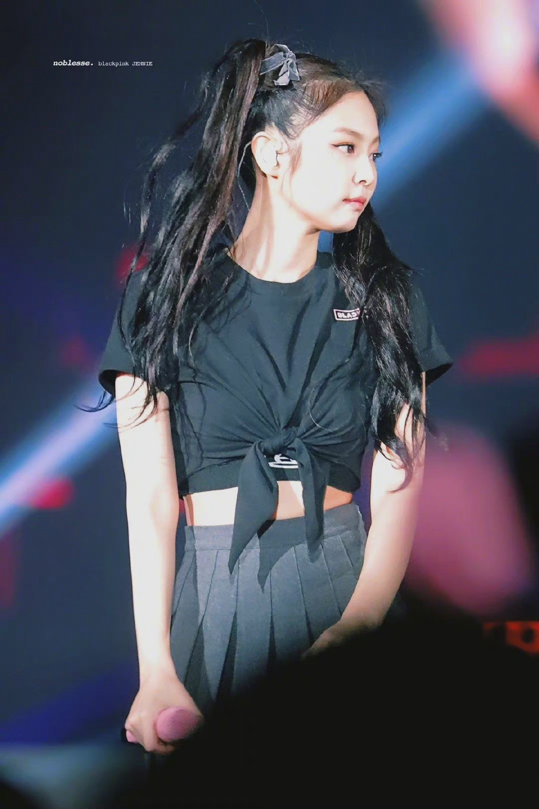 jennie双马尾的演唱会旧照好可爱啊!__财经头条
