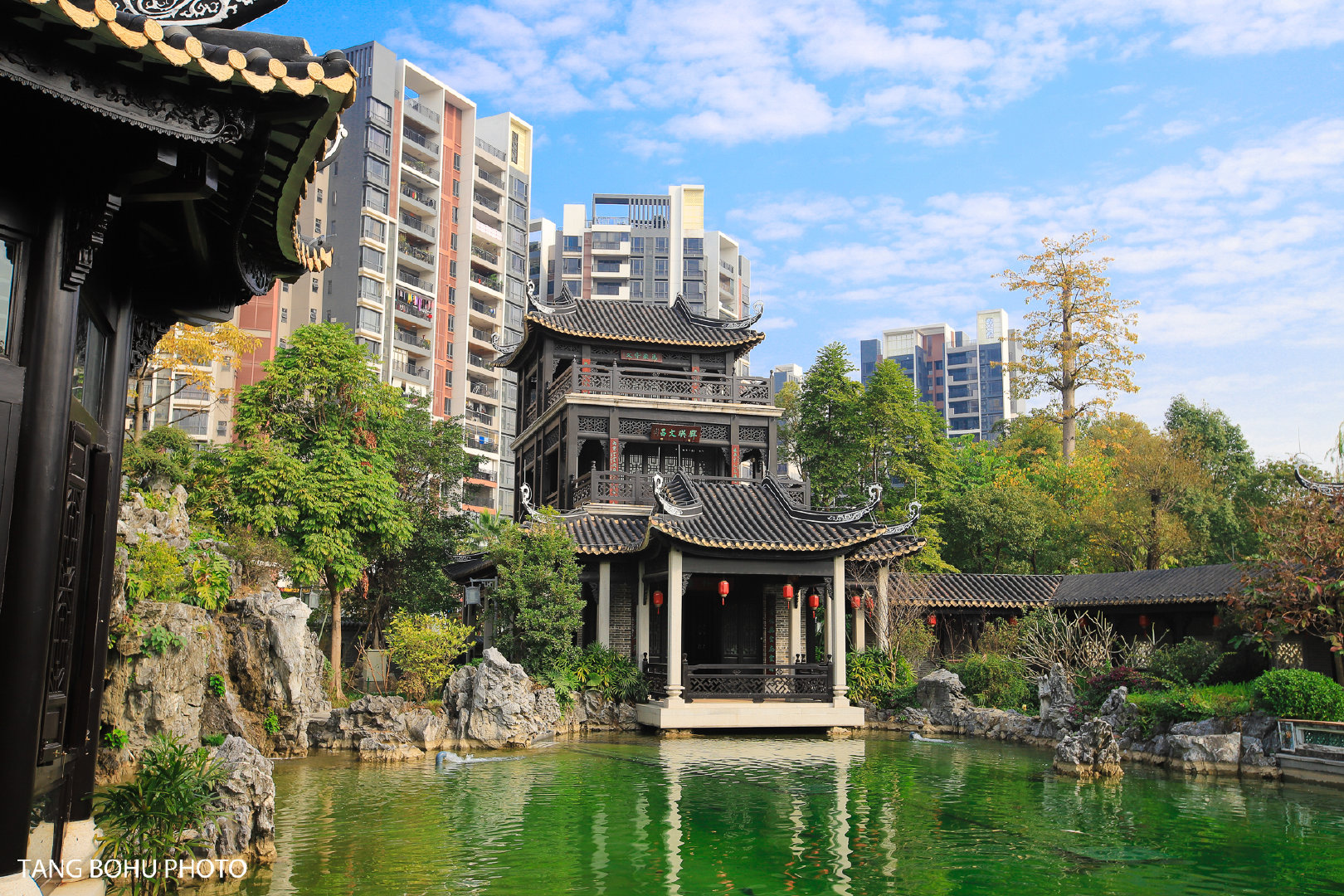 广东佛山这座岭南园林耗资3个亿历时四年建成免费对市民开放