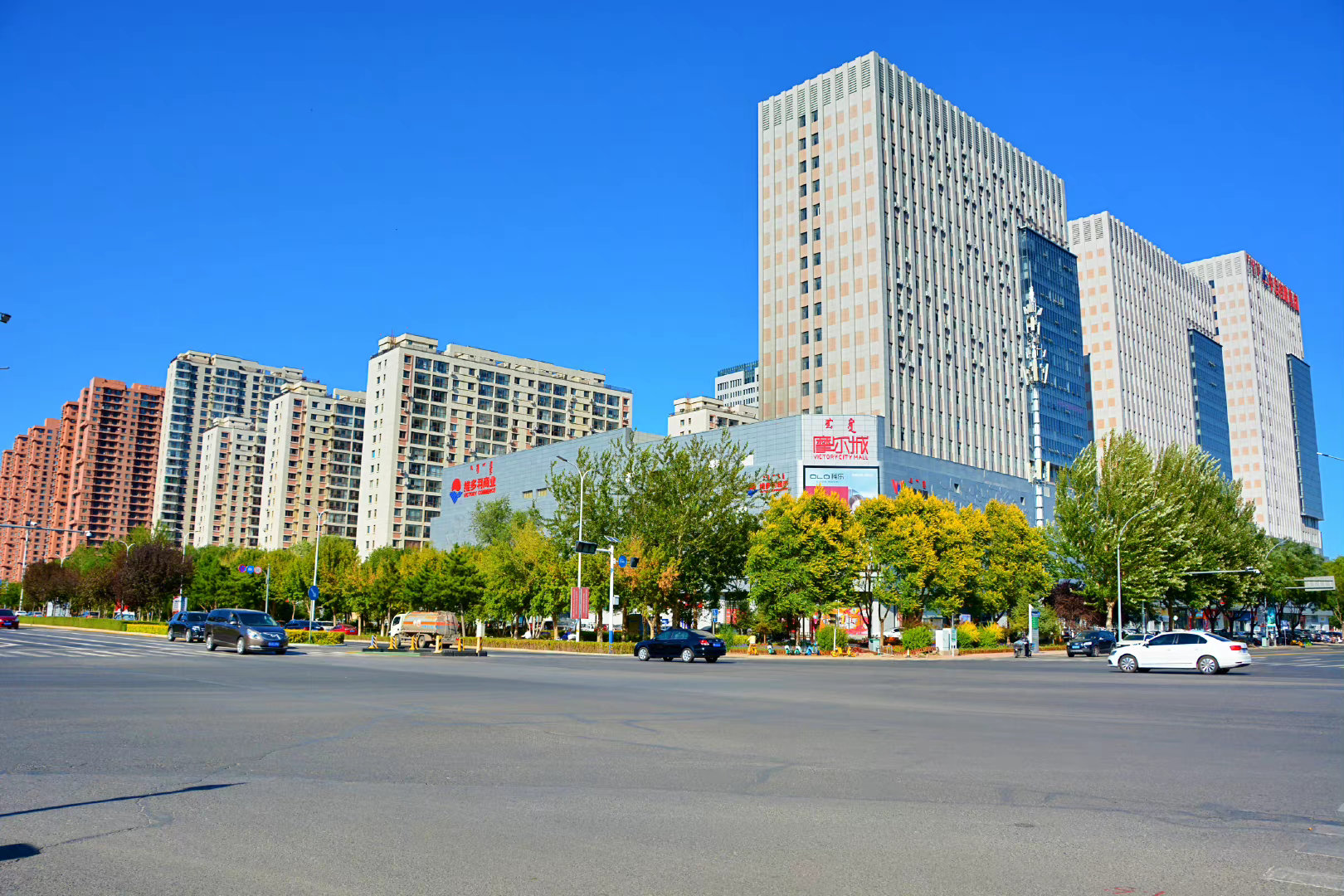 通辽市胜利北路城市建设,原创拍摄