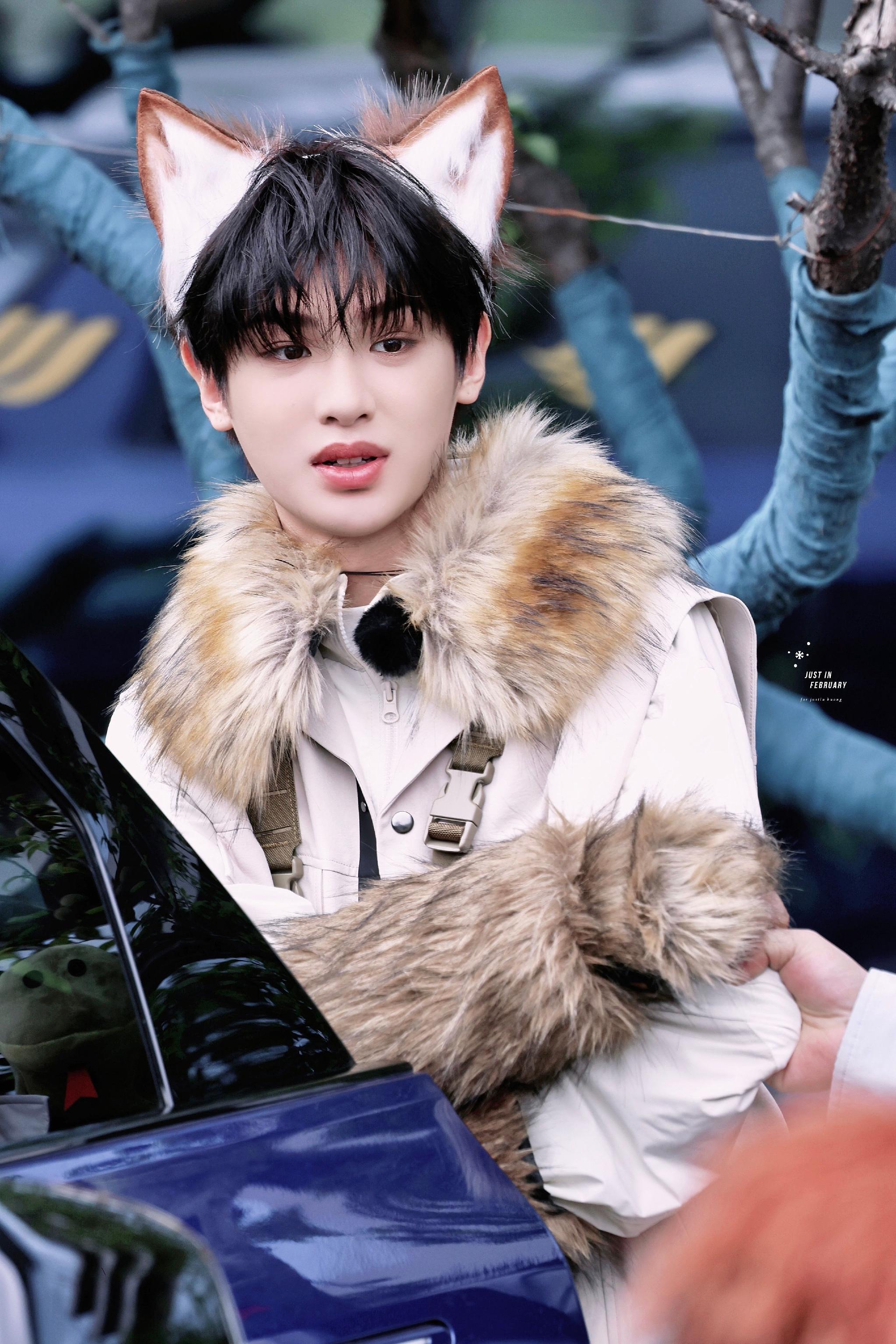 黄明昊《极限挑战》cos的狐狸,软糯可爱的小奶狐|黄明昊|狐狸|极限