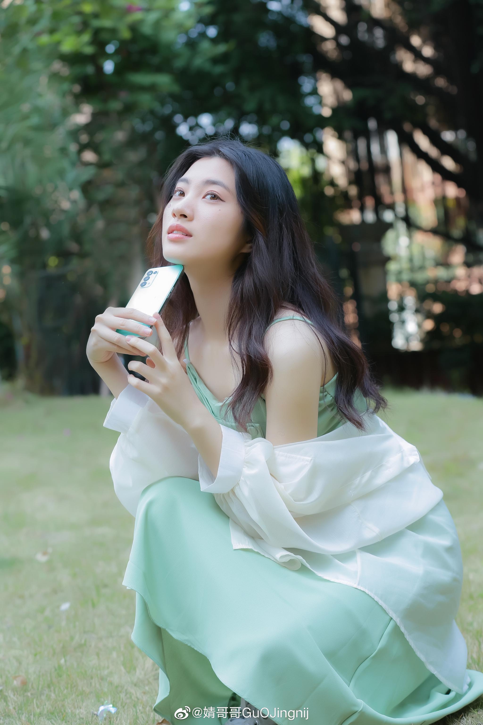 oppo reno5 全新配色恋恋青风的颜值我真的是爱了……__财经头条