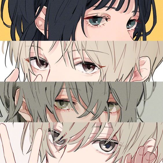 一组动漫人物的眼神绘画集__财经头条