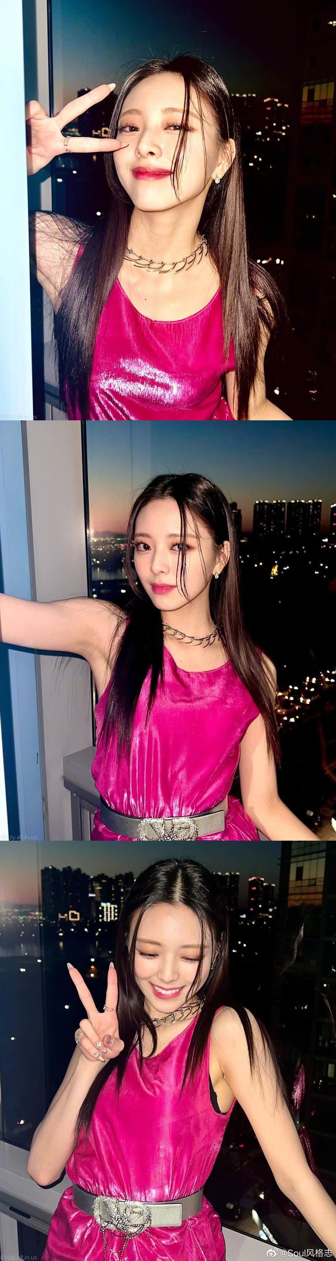 itzy申有娜近日美图分享 明艳与元气共存的漂亮妹妹