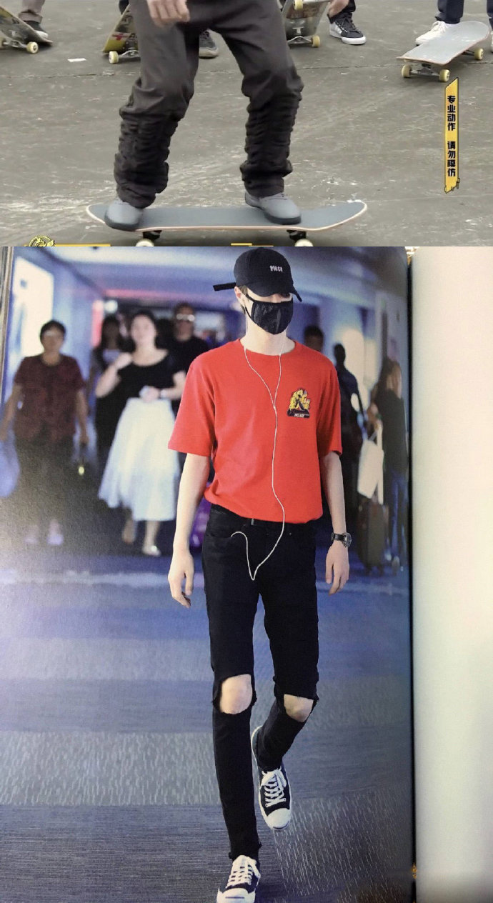 王一博的全身照也是惊艳时光的那种