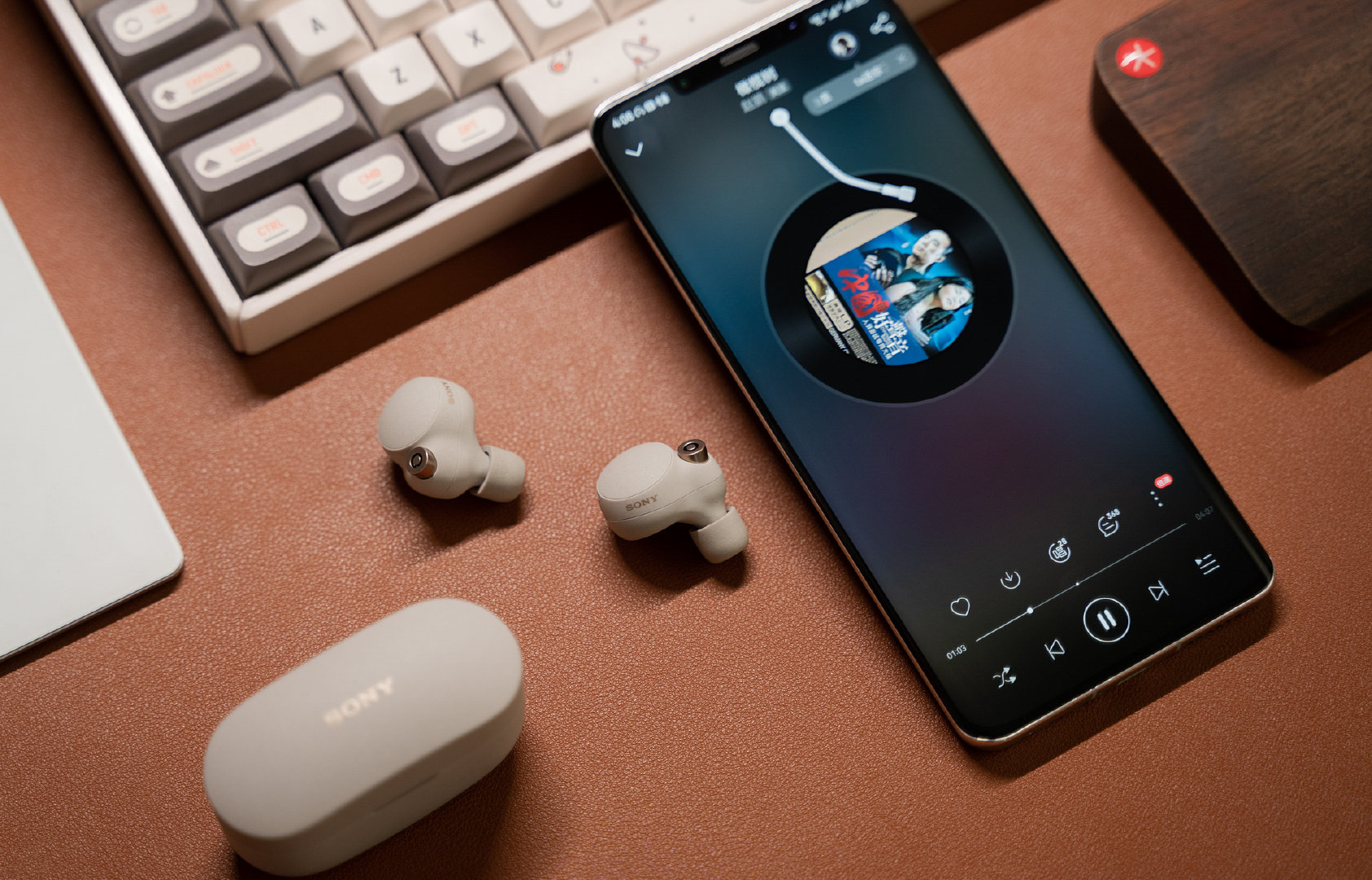 索尼wf-1000xm4真无线降噪耳机:安静聆听,给你非凡的舒适享受|索尼