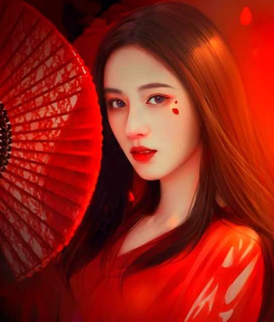 当女星变成漫画脸:赵丽颖太温柔,鞠婧祎惊艳,热巴来搞笑的?