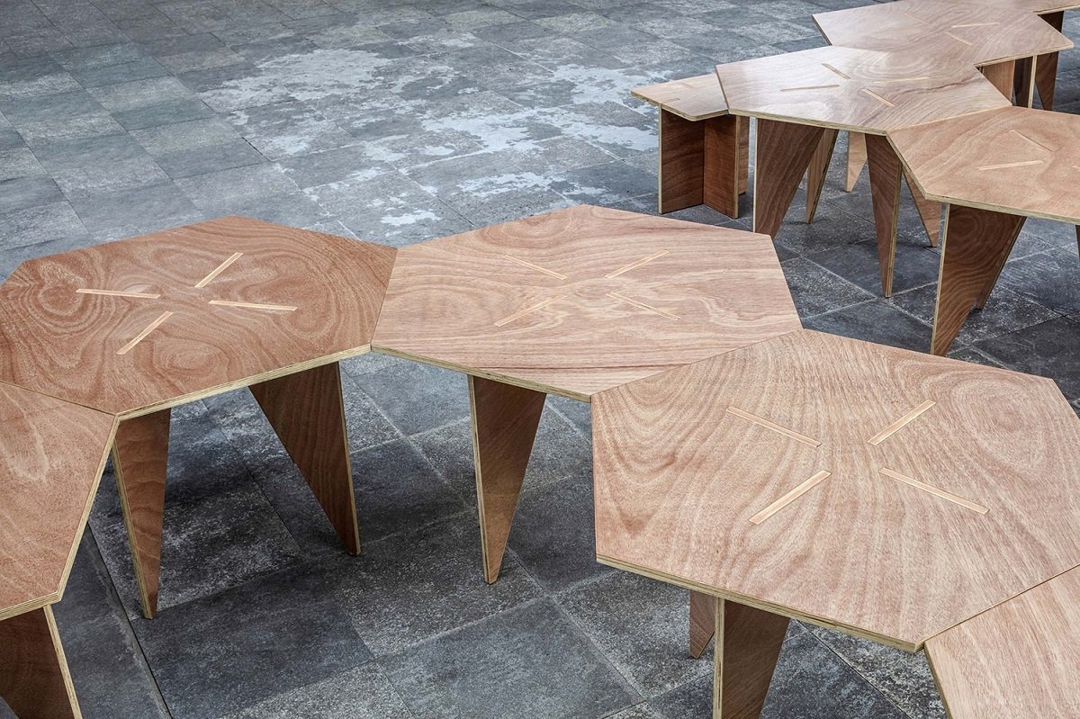 城市搭建&乡村重生,"低技派"的胶合板的灵活运用 / rooi|胶合板|家具