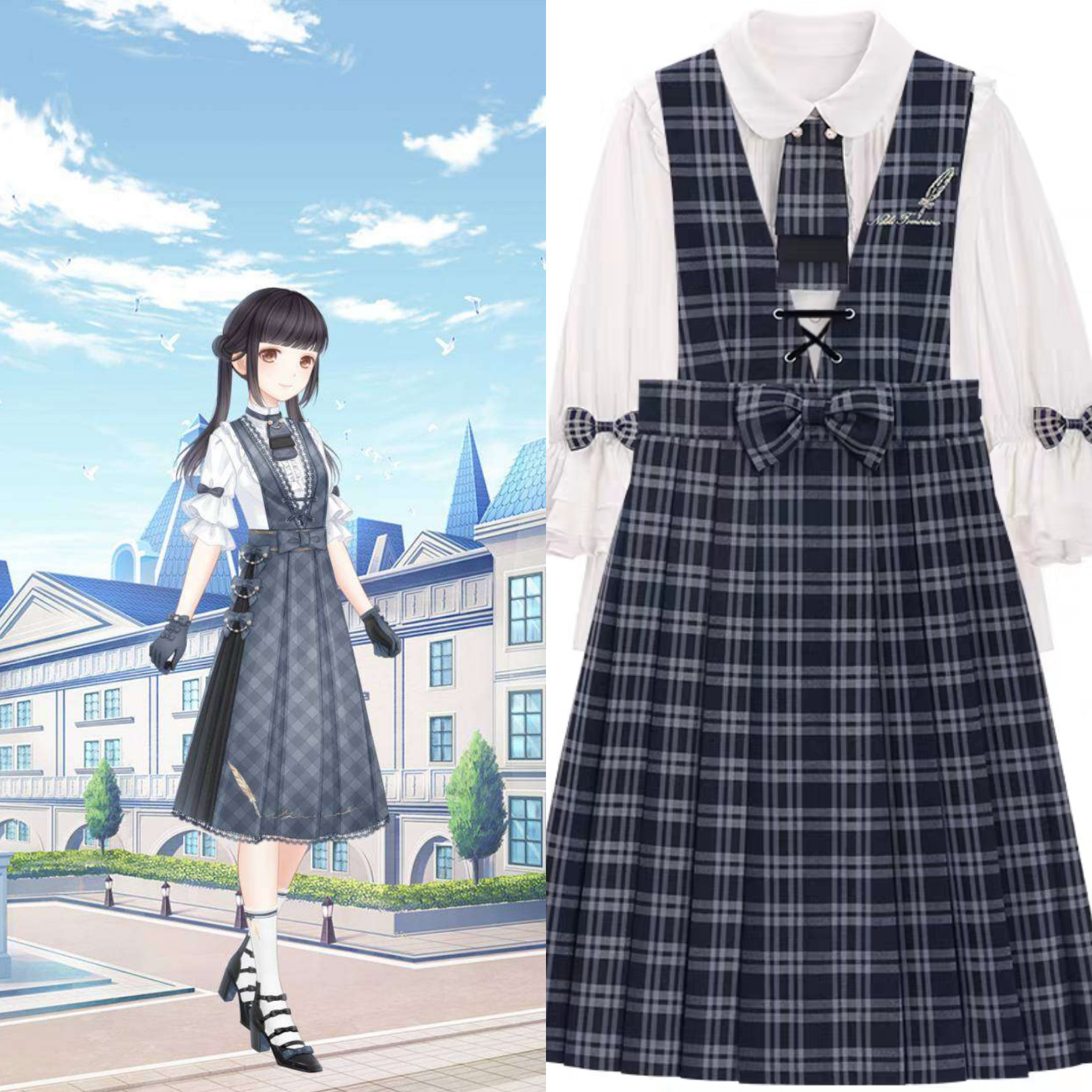 奇迹暖暖:有lo裙有jk,这几件衣服现实中做出来,你喜欢哪件