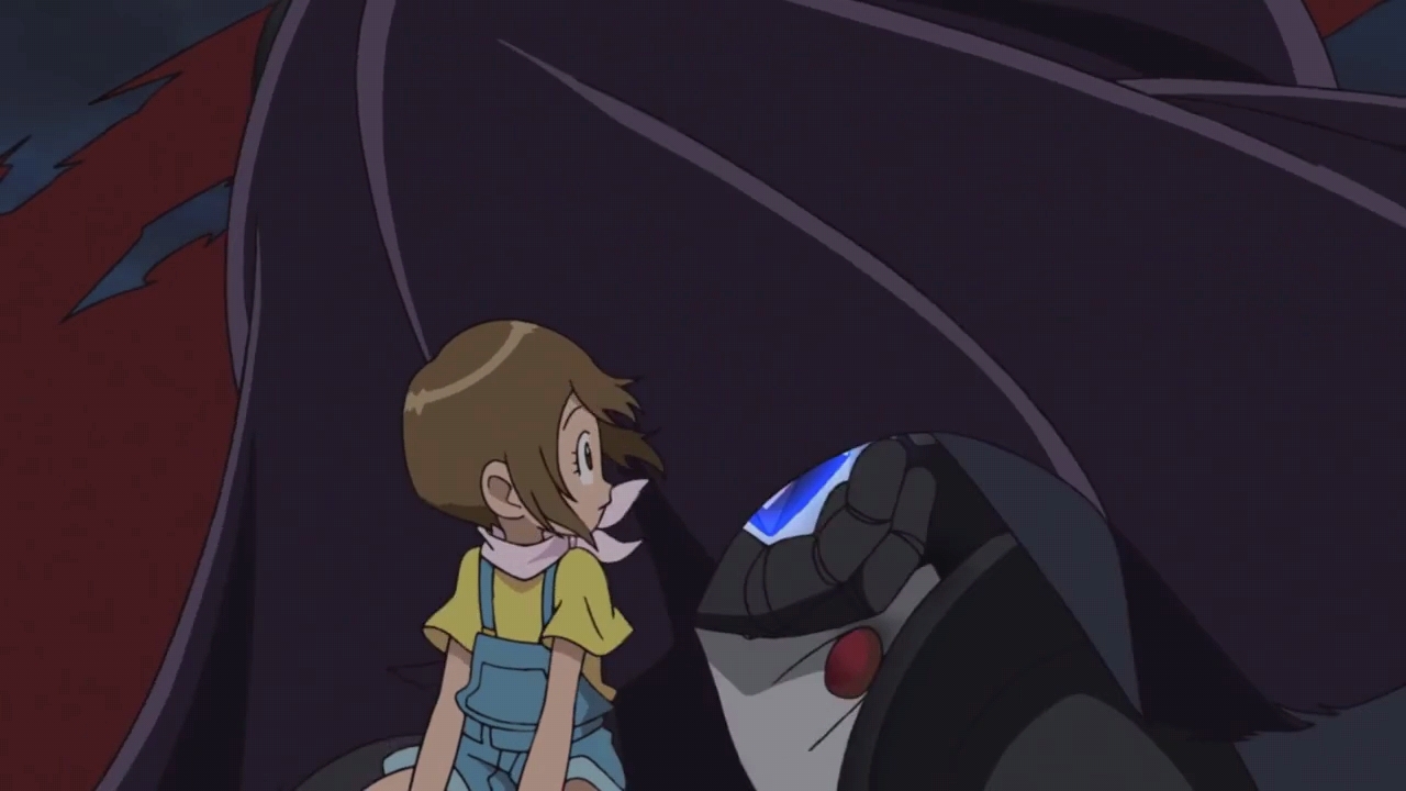 第三十一话预告画面～ 看来黑大耳兽也是神圣数码兽之一