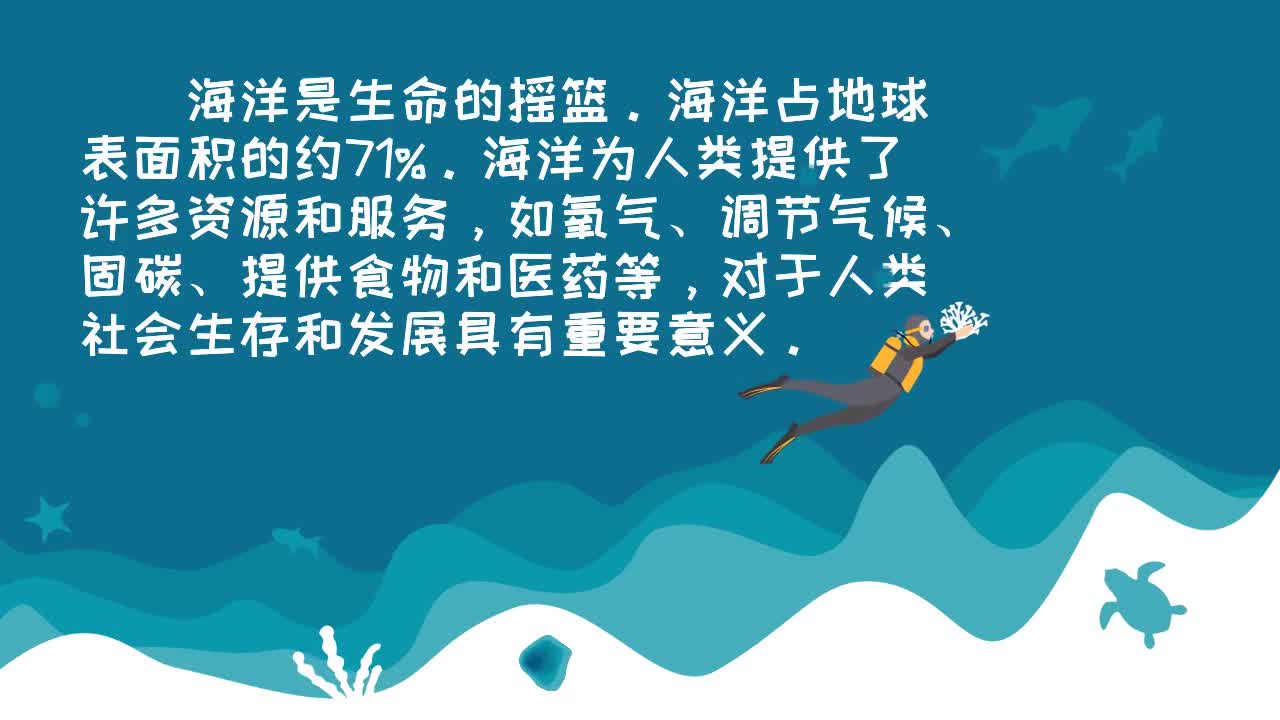 世界海洋日保护海洋就是保护我们共同的家