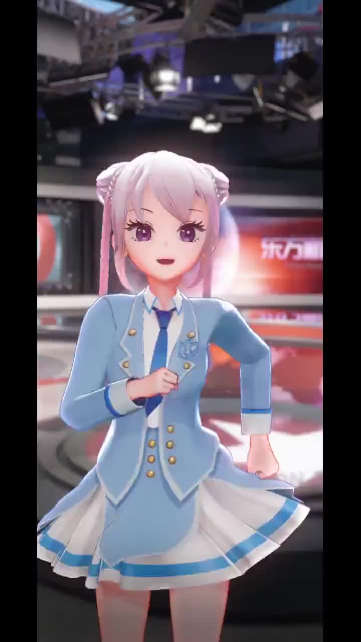 smg虚拟新闻主播申34雅转正超写实虚拟数字人形象全新亮相