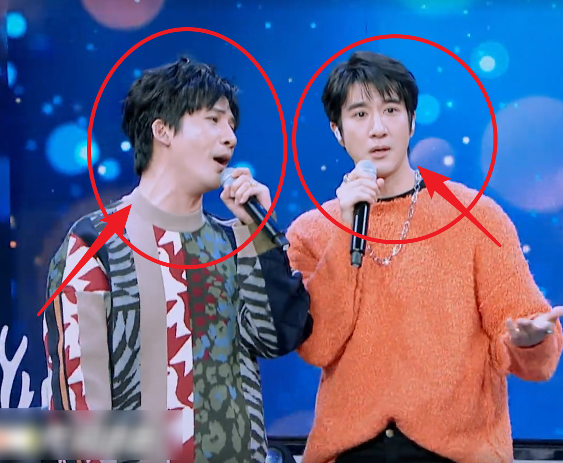 44岁王力宏和王一博同框,镜头展现真实颜值,这确定有21岁的差距?