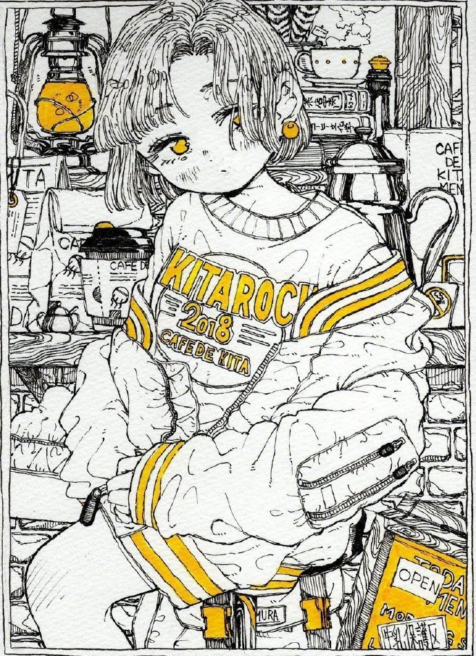 日本插画师 きたむらしゅ91twi _kitamurashu