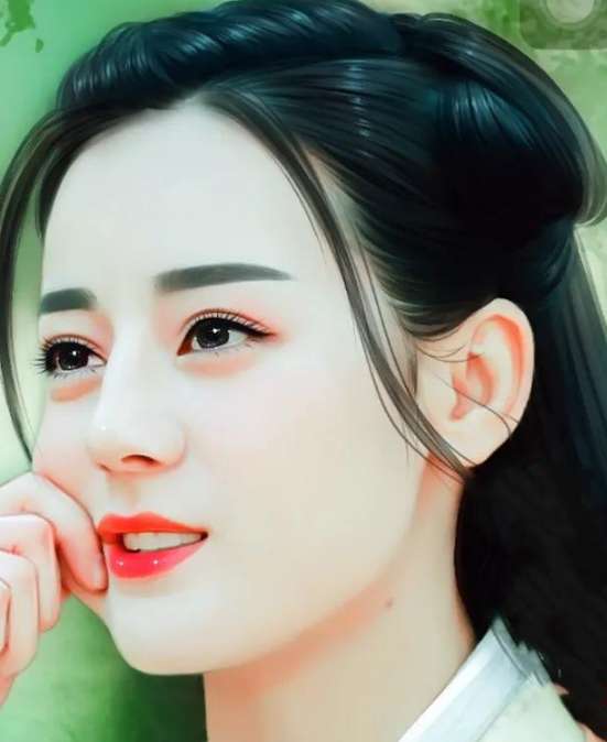 当女星变成漫画脸:赵丽颖太温柔,鞠婧祎惊艳,热巴来搞笑的?