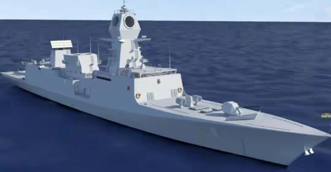隐身设计更加突出,整体性远超购自俄罗斯的11356型护卫舰,其全长149米