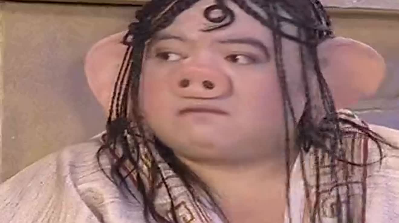 宝莲灯猪八戒想混进蟠桃盛宴怎料被门卫拦截