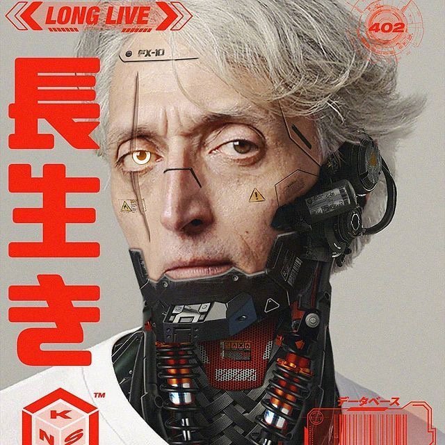 吸睛的机械赛博朋克风人物海报 by ely lara__财经头条