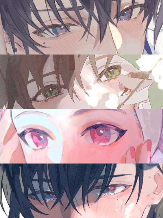 一组动漫人物的眼神绘画集__财经头条