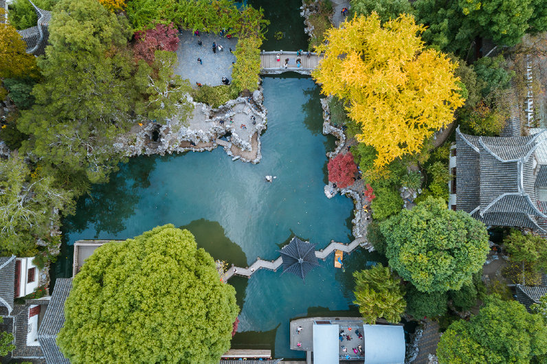 苏州园林:清风明月本无价,近水遥山皆有情|耦园|狮子林_新浪新闻