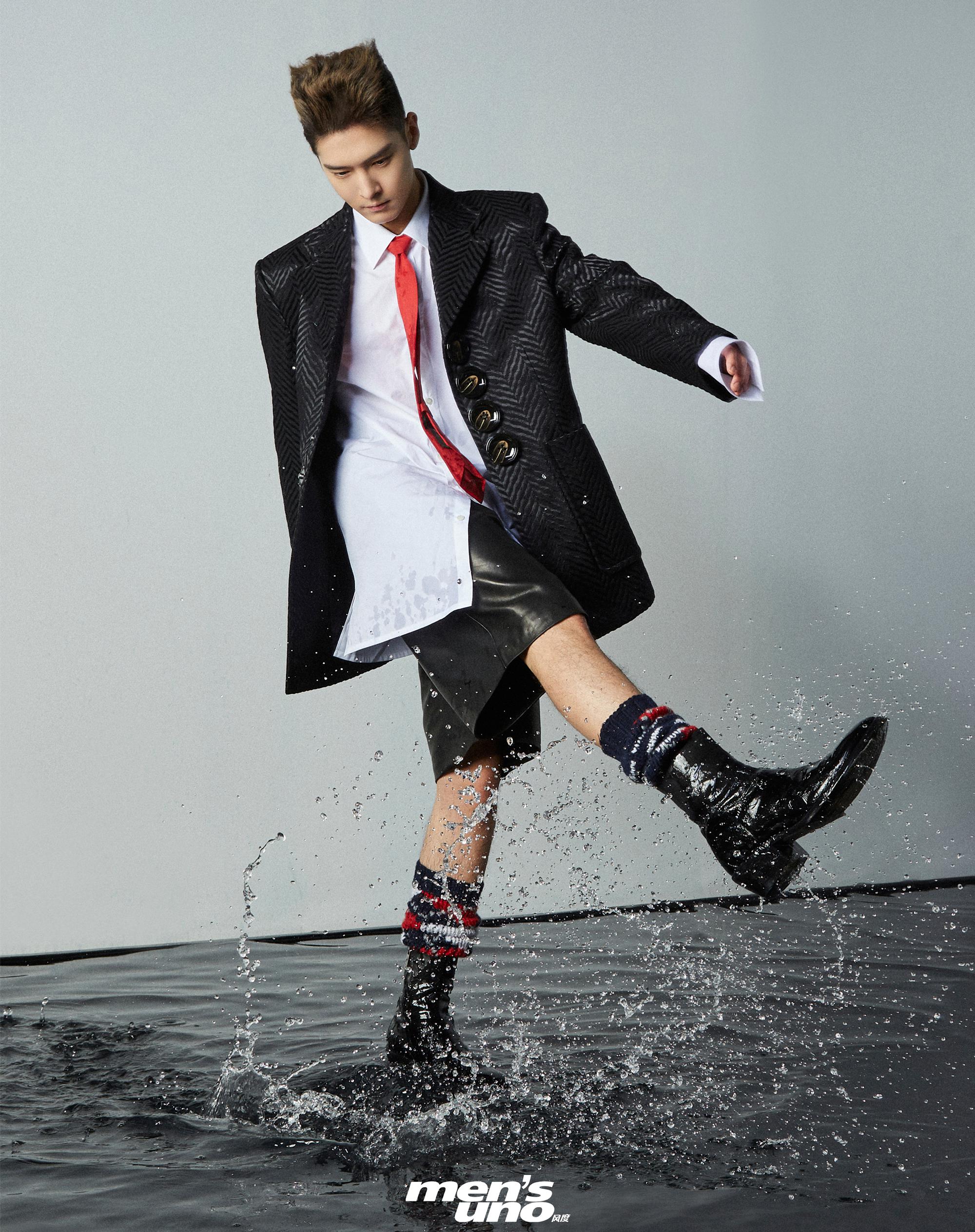 《风度mens uno》12月号杂志封面大片释出…………|风度mens uno|封面