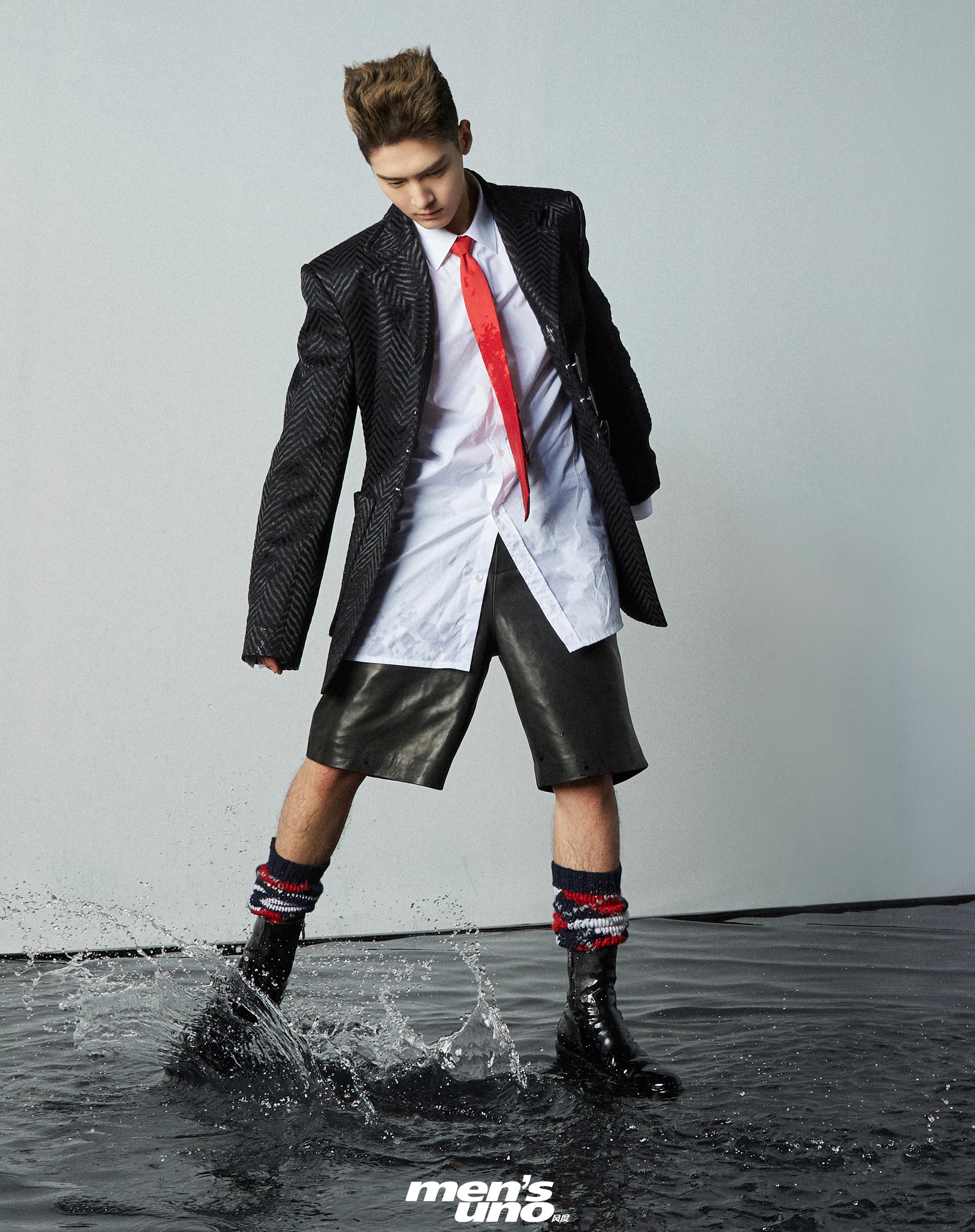 《风度mens uno》12月号杂志封面大片释出…………|风度mens uno|封面