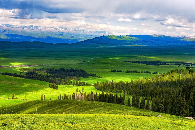 图说新疆新疆伊犁河谷风光绮丽