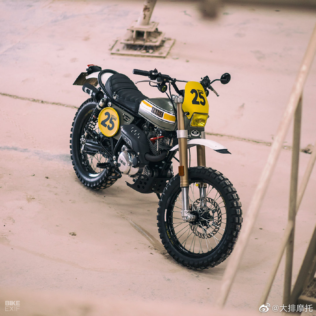 sr250,湿重仅130kg的小排量多用途车款,改装参考是70年代的实用性类别