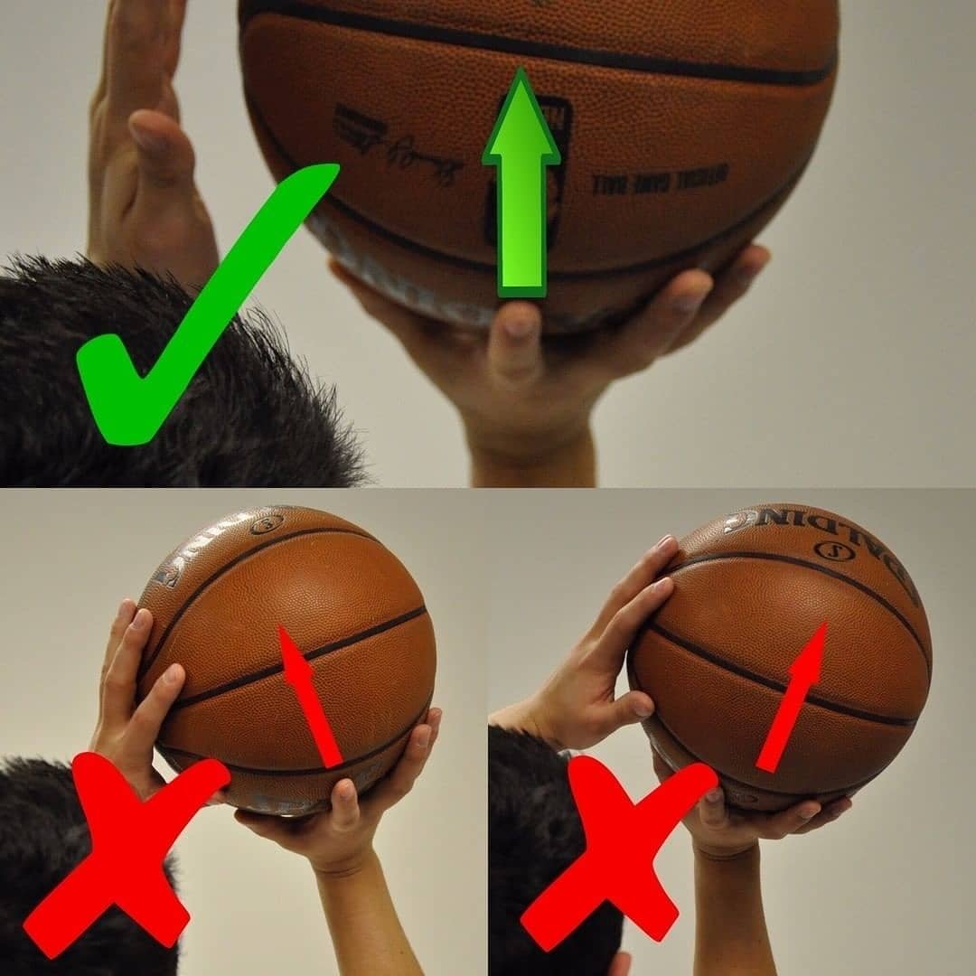 投篮时手指发力的细节,参考一下!