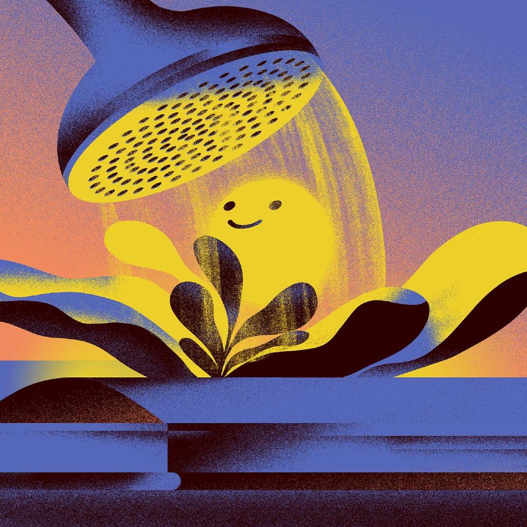 荒诞肌理插图设计sandroryry