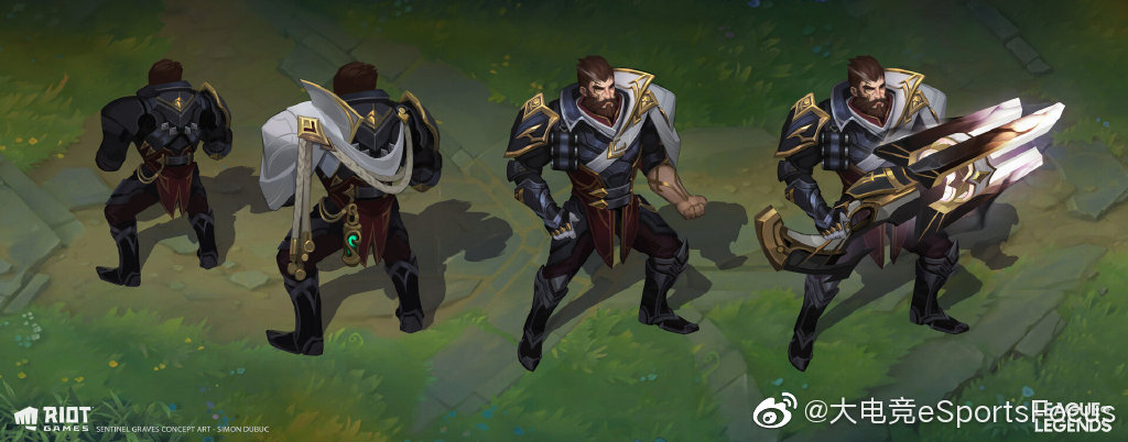 光明哨兵男枪&vn设计稿