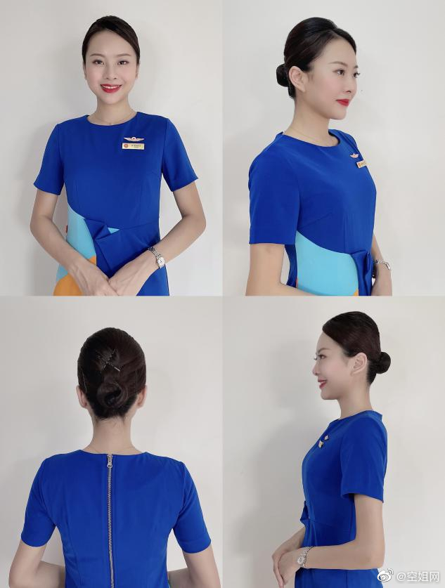 九元航空空乘发型标准