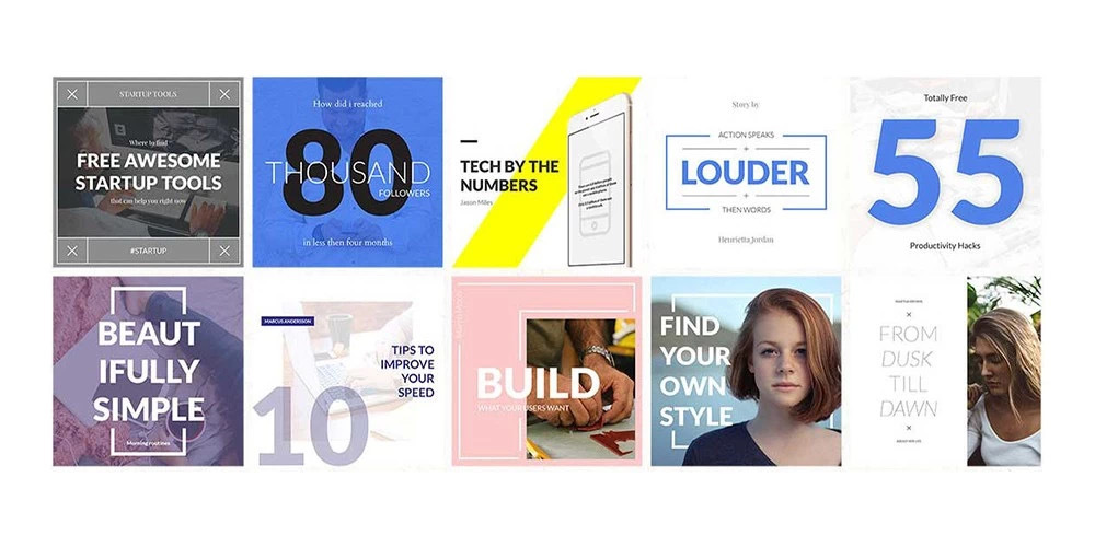 基于正方形的图文版式设计