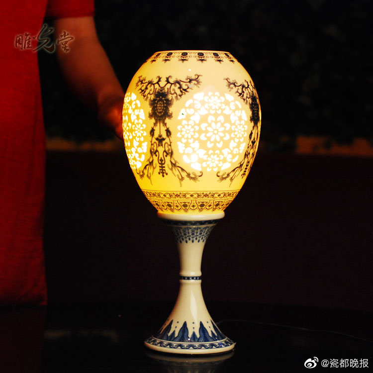 瓷中美人——景德镇陶瓷灯具