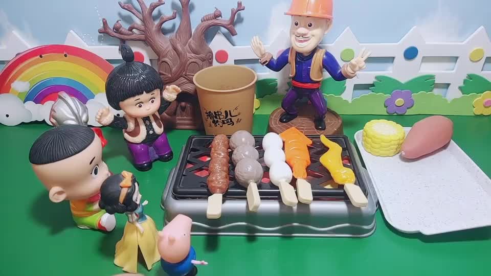 光头强做了好多烧烤,怎么一个也没有吃到呢?