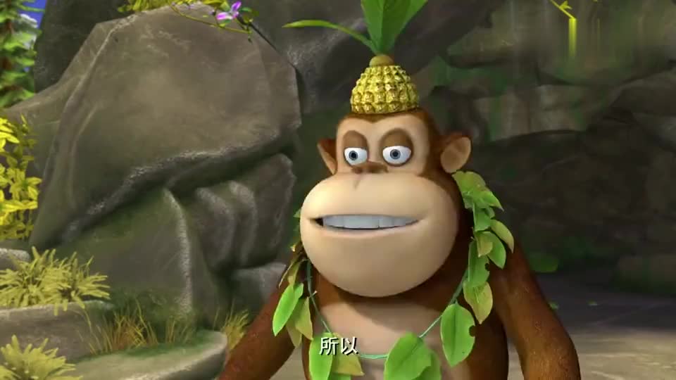 熊出没吉吉把熊二的鞋藏起来熊二没了鞋只好让他去参赛