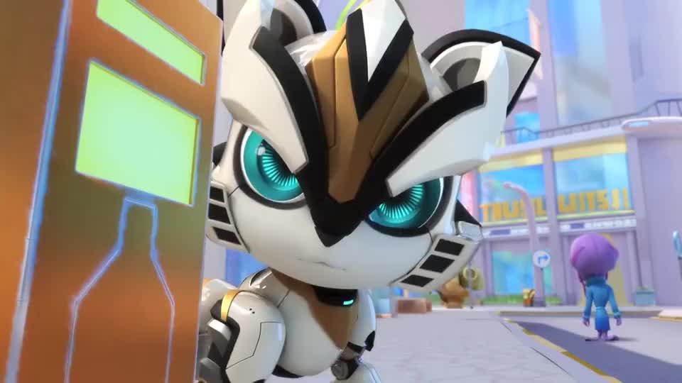 好不容易解决了钢齿虎猪猪侠觉感觉有人跟踪他结果还真有