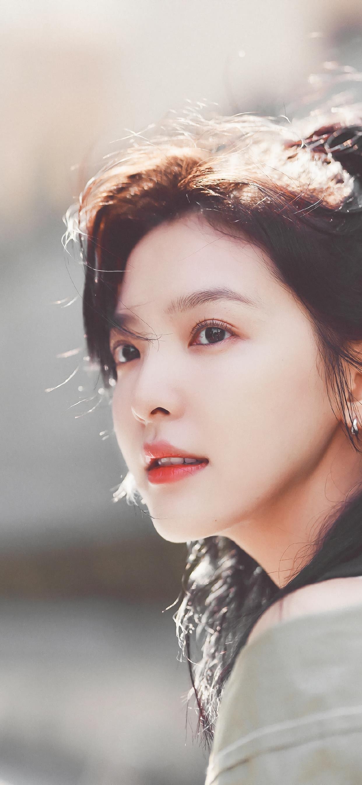 清新甜美少女章若楠手机壁纸