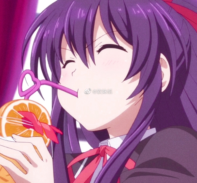 自截动漫头像约会大作战夜刀神十香