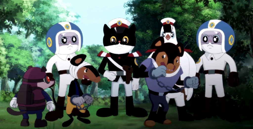 虽然黑猫警长特别篇只有八分钟左右,但是随着白猫班长,螳螂警官,白鸽